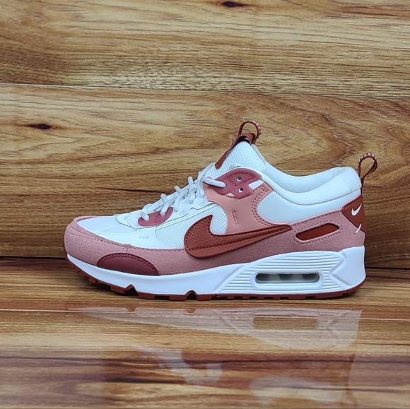 Nike Air Max 90 Futura Red Stardust/Rugged Orange FQ8881-618 Women's Size 7.5 - Picture 6 of 8